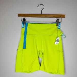 Disney x Outdoor Voices Goofy Shorts XS Women's Neon Green Athletic Shorts